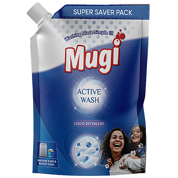 Buy mugi Active Wash Liquid Detergent Suitable For Machine & Bucket