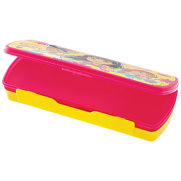Buy Yellow Spark Plastic Pencil Box - With Separator, Small, Assorted  Character & Colour Online at Best Price of Rs 99 - bigbasket