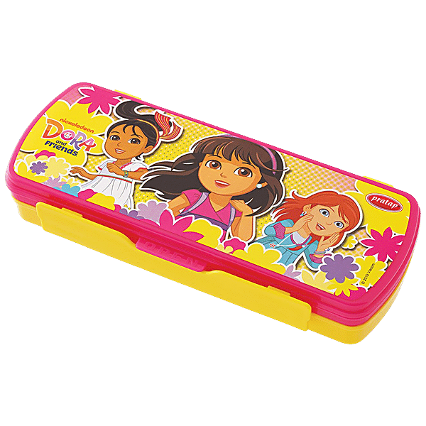 Online　Dora　Lock,　at　Plastic,　Rs　Big　Dark　Buy　Friends,　Box　of　Best　Price　Pratap　Yellow　Pencil　Pink　79　bigbasket