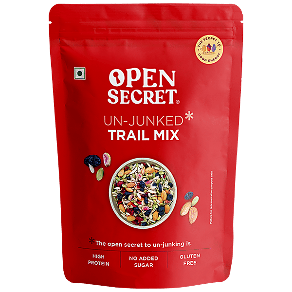 Buy Open Secret Unjunked Trail Mix High In Protein, No Added Sugar