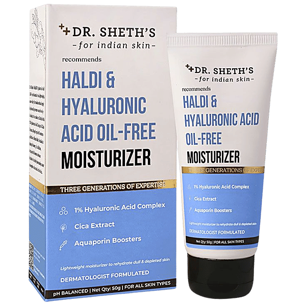 Buy Dr. Sheth's Haldi & Hyaluronic Acid OilFree Moisturizer