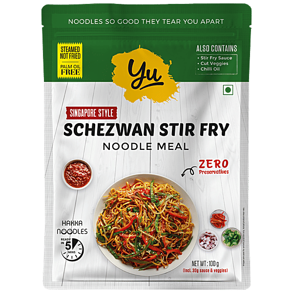 Buy Yu Instant Schezwan Hakka Stir Fry Noodles Meal With Sauce