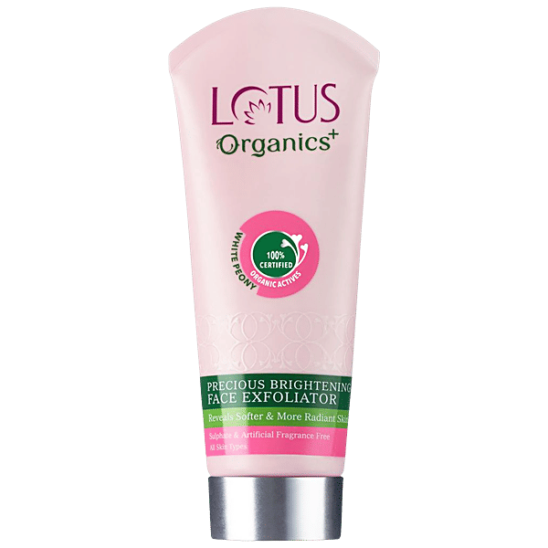 Buy Lotus Organics+ Precious Brightening Face Exfoliator Reveals