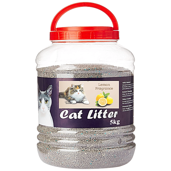 Buy GLENAND Cat Litter 100 Natural Bentonite Lemon Fragrance Online