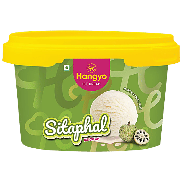Buy Hangyo Sitaphal Ice Cream Made With Real Fruit Online at Best