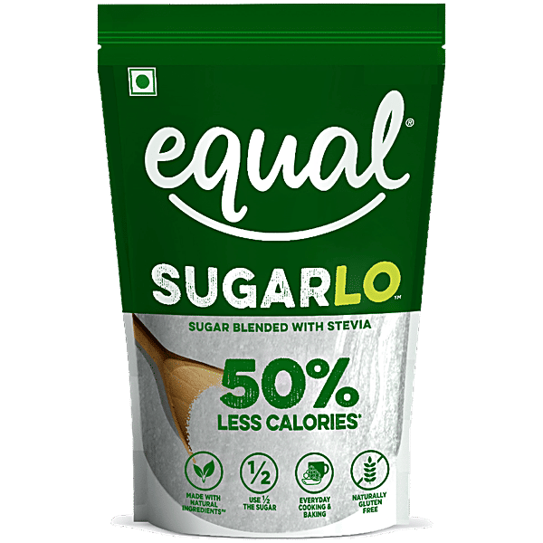 Buy Equal SugarLo Sugar Blended With Stevia, 50 Less Calories Online at Best Price of Rs 114