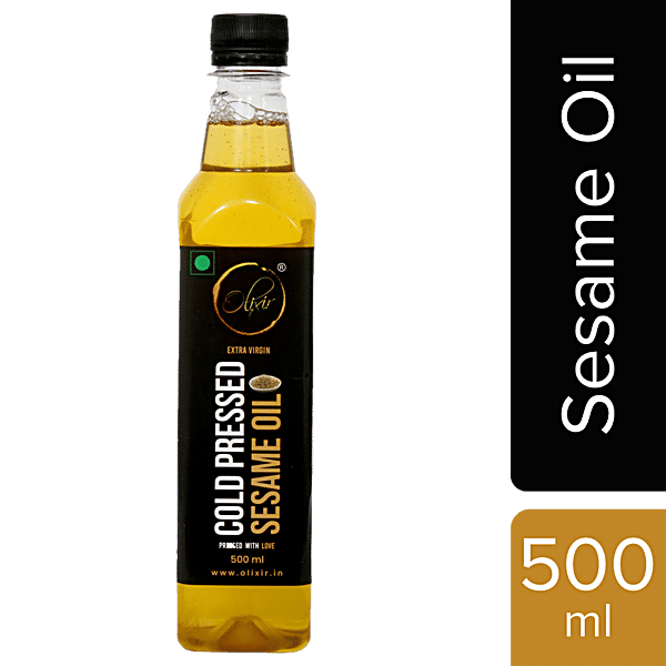 Buy Olixir Cold Pressed Sesame Oil 100 Natural, No Additives, Boosts