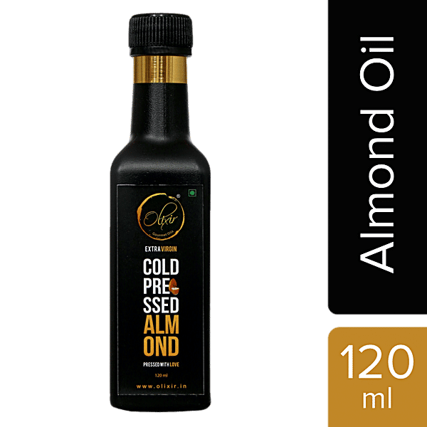 Buy Olixir Cold Pressed Almond Oil 100 Natural, No Additives, Boosts