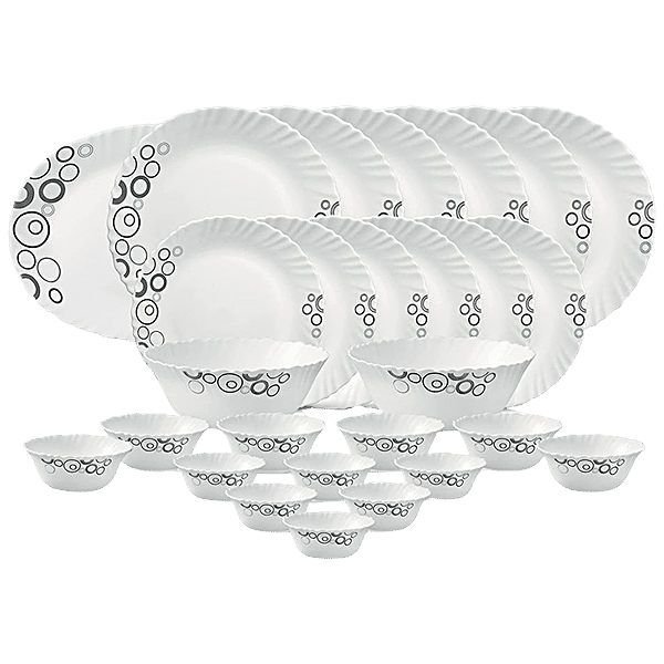 Buy Laopala Diva Dinner Set Opalware, Classique, Misty Drop Online at Best Price of Rs 2699