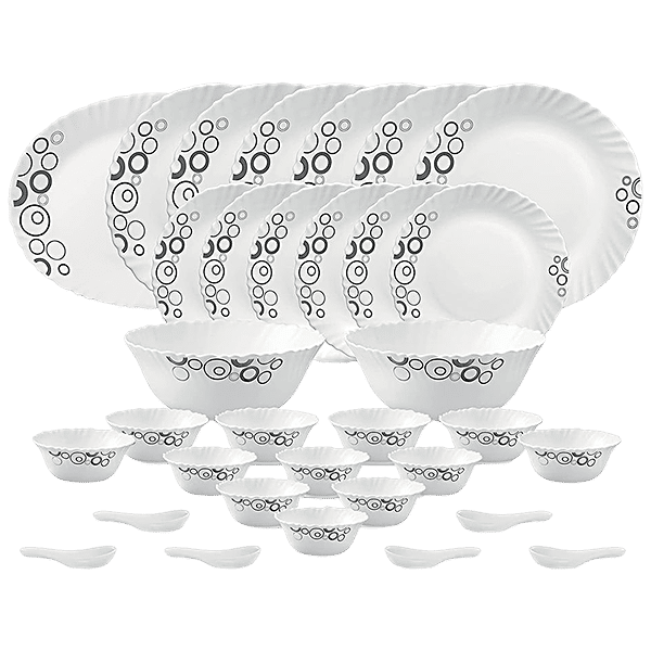 Buy Laopala Diva Dinner Set Opalware, Classique, Misty Drop Online at