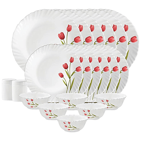 Buy LaOpala Dinner Set Opalware, Novo, Radiant Curves Online at Best