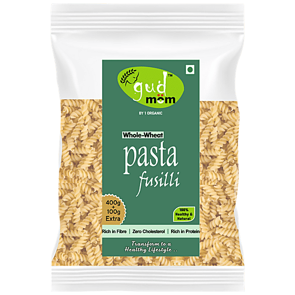 Buy Gudmom Whole Wheat Pasta Fusilli Online at Best Price of Rs 165