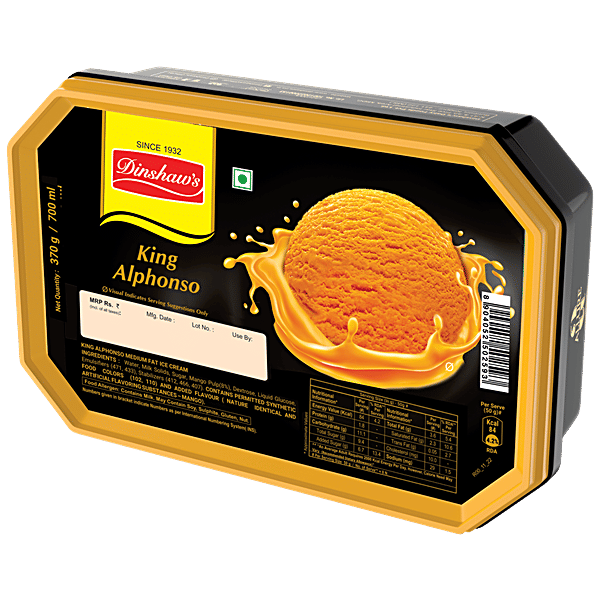 Buy Dinshaws King Alphonso Ice Cream Online at Best Price of Rs 220