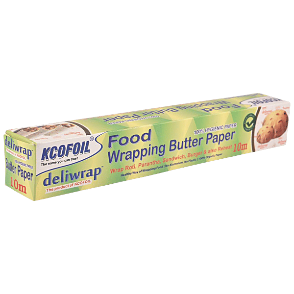 Buy KCOFOIL Deliwrap Food Wrapping Butter Paper 10 m Online at Best