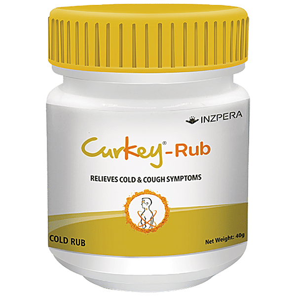 Buy Curkey Cold Rub For Cough, Headache, Chest & Nasal Congestion
