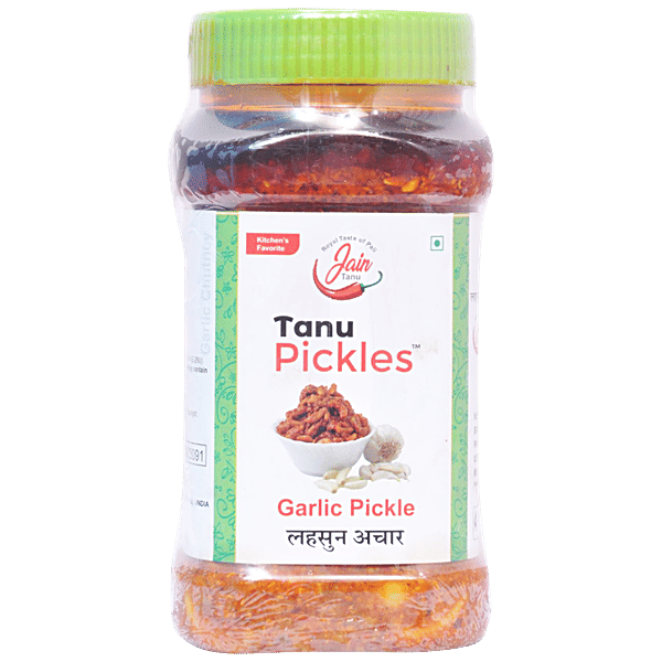Buy Tanu Pickles Garlic Pickle Online at Best Price of Rs 190 bigbasket