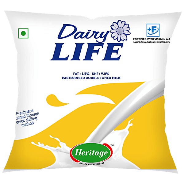 Buy Dairy Life Milk Double Toned Online at Best Price of Rs 25