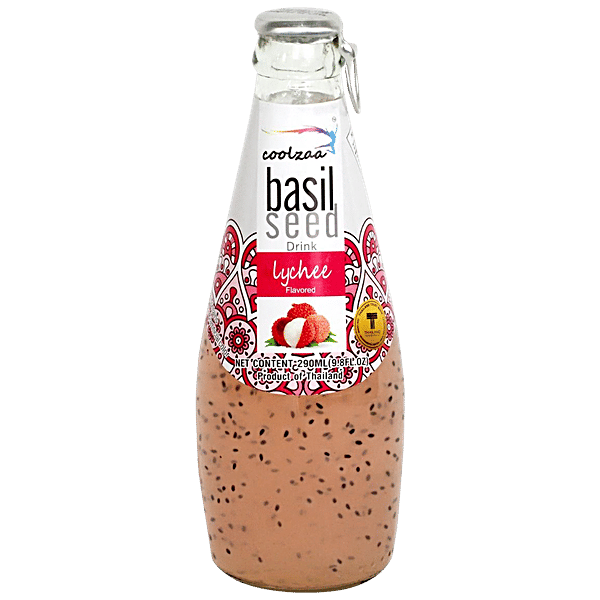 Buy Coolzaa Lychee Basil Seed Drink Online at Best Price of Rs 100 bigbasket