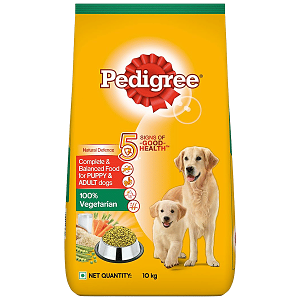 Buy Pedigree Dry Dog Food 100 Vegetarian, For Puppy & Adult Dogs