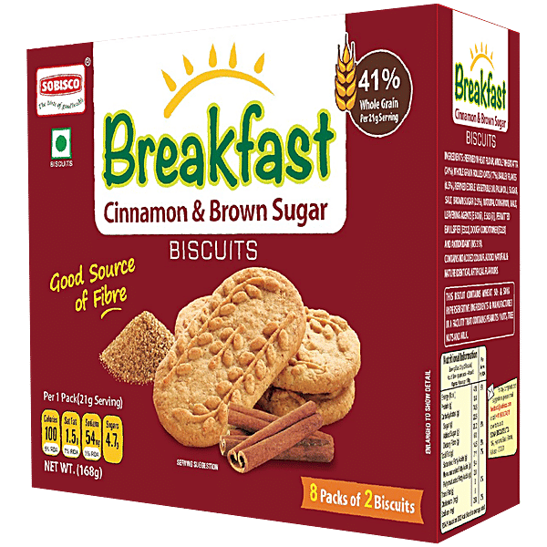 Buy Sobisco Breakfast Cinnamon & Brown Sugar Biscuits Online at Best