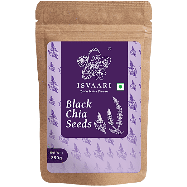 Buy Isvaari Black Chia Seeds Online at Best Price of Rs 215 bigbasket