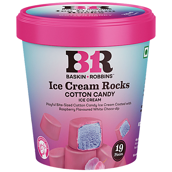 Buy Baskin Robbins Ice Cream Rocks Cotton Candy 19 pcs Online at Best