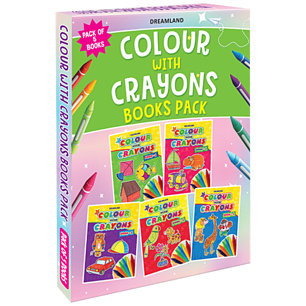 Buy Dreamland Colour With Crayons Pack - Children Drawing, Painting ...
