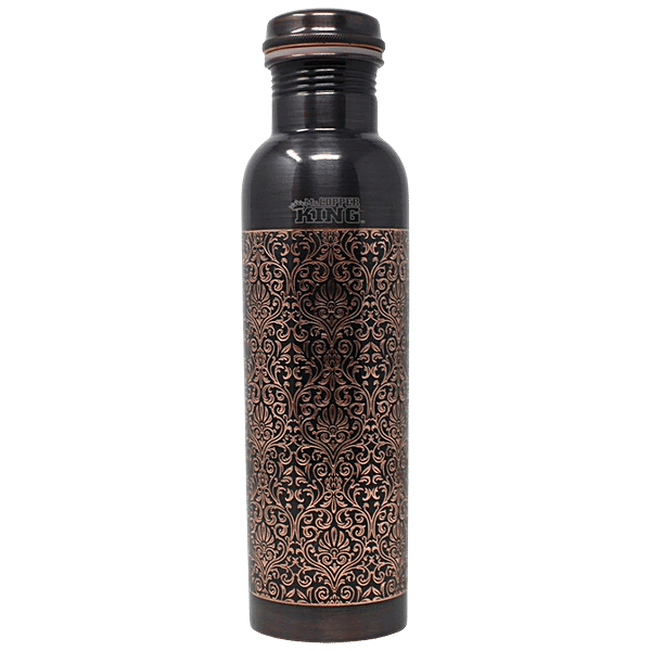 Buy Mr. Copper King Antique Engraved Pure Copper Water Bottle Online at