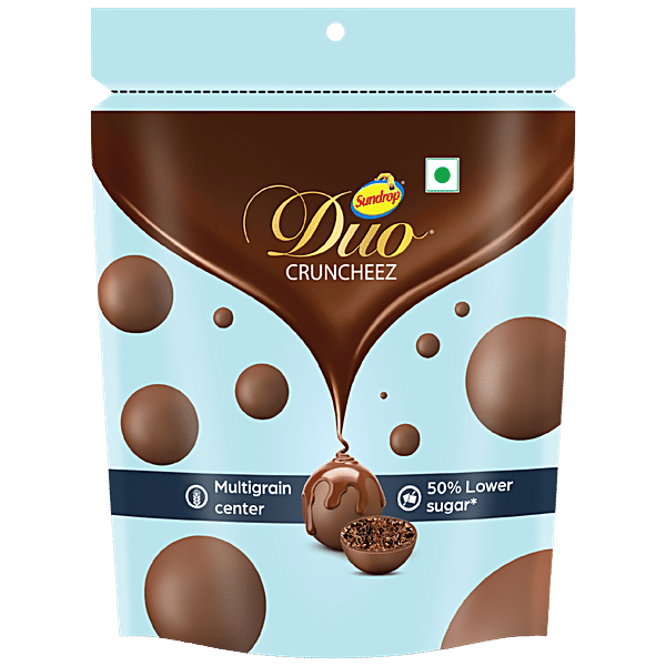 Buy Sundrop Duo Cruncheez Multigrain Centre, 50 Lower Sugar Online