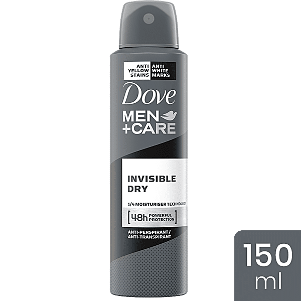 Buy Dove Deo Men+Care Invisible Dry Spray Antiperspirant Deodorant Online at Best Price of Rs