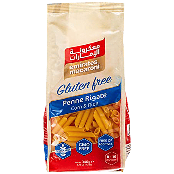 Buy Emirates Macaroni Factory Gluten Free Penne Rigate Pasta Corn