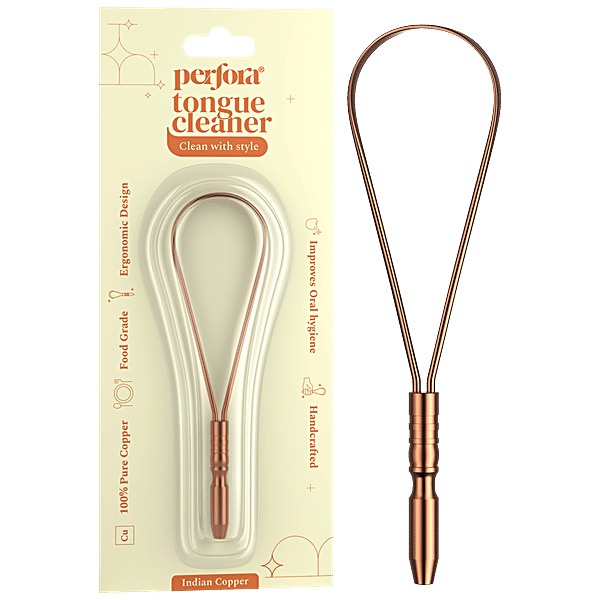 Buy Perfora Tongue Cleaner 100 Pure Copper Online at Best Price of