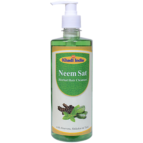 Buy Khadi India Neem Sat Herbal Hair Cleanser Online at Best Price of