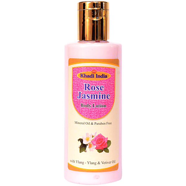 Buy Khadi India Rose Jaismine Body Lotion Paraben Free Online at Best
