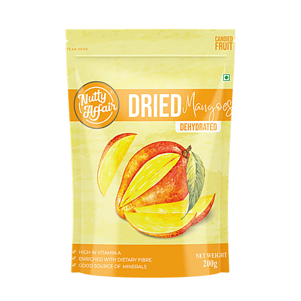 Buy Nutty Affair Dried Mangoes Dehydrated Online at Best Price of Rs