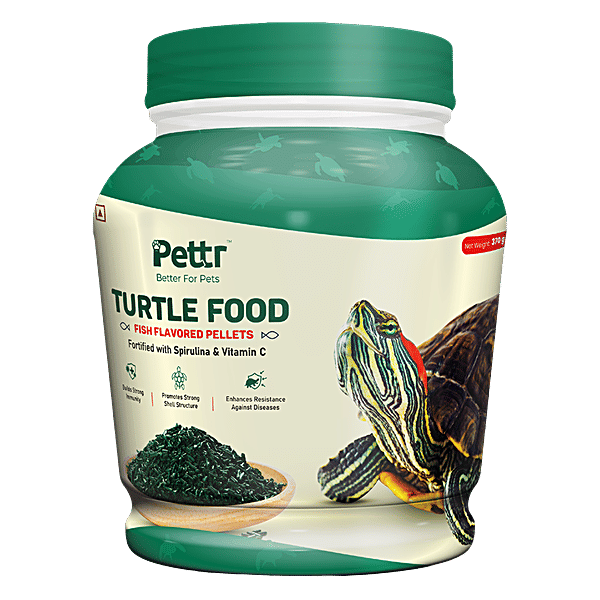 Buy Pettr Turtle Food Fish Flavoured Pellets Online at Best Price of