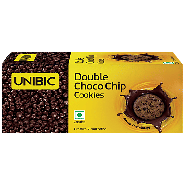 Buy UNIBIC Double Choco Chip Cookies Online at Best Price of Rs 45 bigbasket
