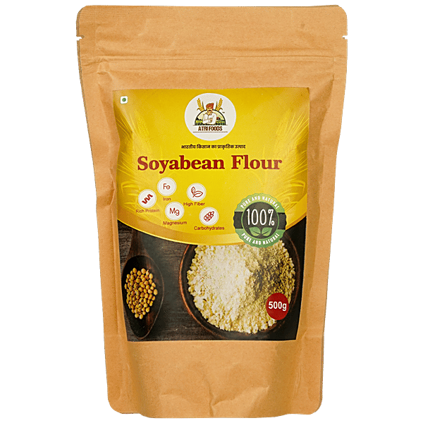 Buy ATRI FOODS Soyabean Flour Online at Best Price of Rs 115 bigbasket