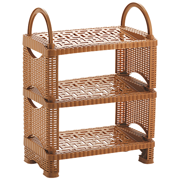 Buy Nakoda Shoe & Sandal Rack - 3 Steps, Assorted Colour, Futura ...