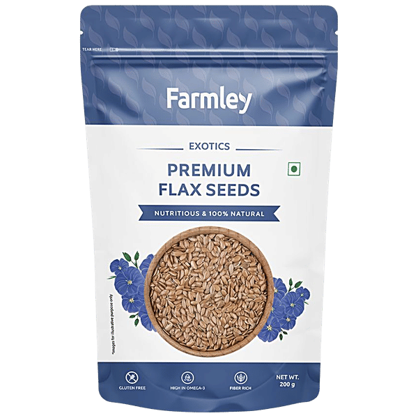 Buy Farmley Premium Natural Flax Seeds Healthy Diet Source Of Fibre