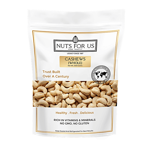 Buy Nuts For Us Pvt Ltd Cashews Whole Online at Best Price of Rs 895