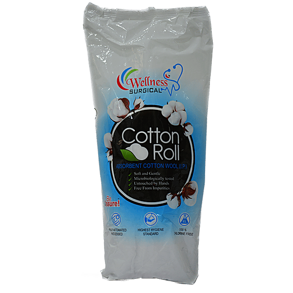 Buy WELLNESS SURGICAL Absorbent Cotton Roll For Medical Use Online at