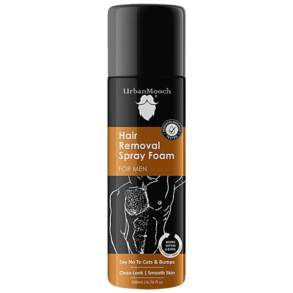Buy UrbanMooch Hair Removal Spray Foam For Men Online at Best Price of Rs 700 bigbasket