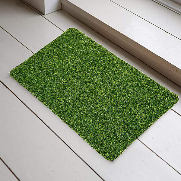 Buy JBG Home Store Artificial Grass Door Mat Green, For Home/Office