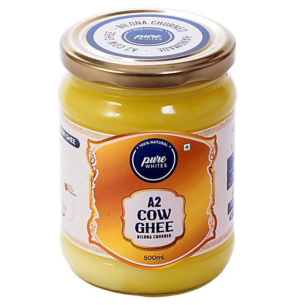Buy Pure Whites A2 Cow Ghee Bilona Churned Online at Best Price of Rs