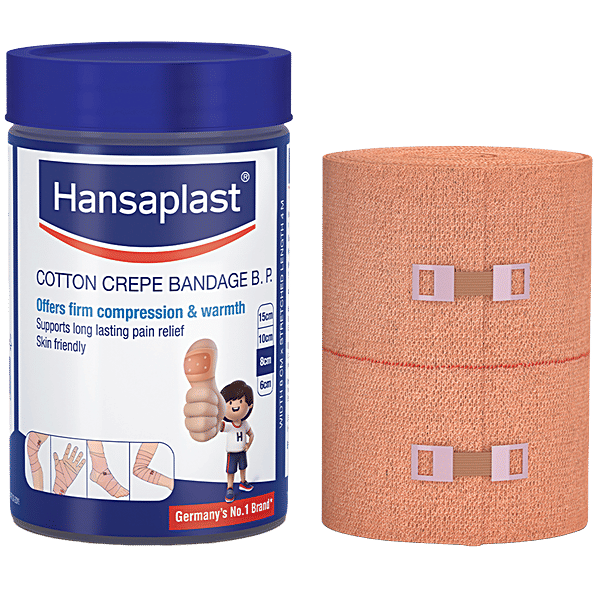 Buy Hansaplast Cotton Crepe Bandage 8 Cm X 4 M Online at Best Price of Rs 179 bigbasket