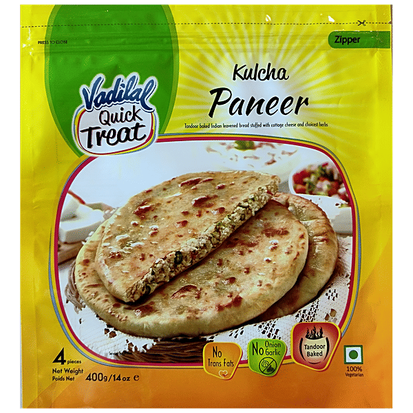 Buy Vadilal Quick Treat Paneer Kulcha Online at Best Price of Rs 190