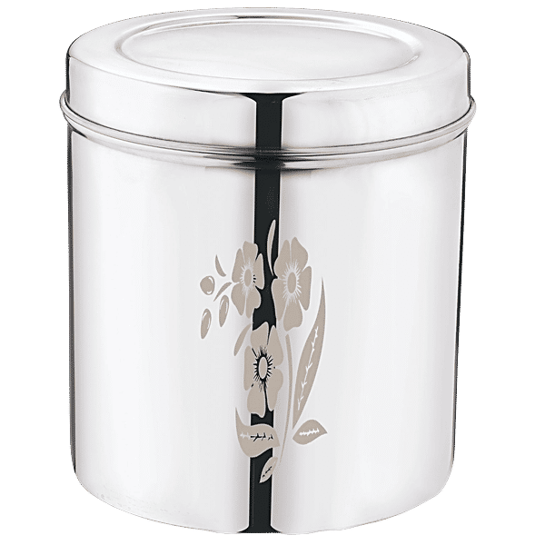 Buy Kitchen Essentials Stainless Steel Deep Dabba No.18, Laser