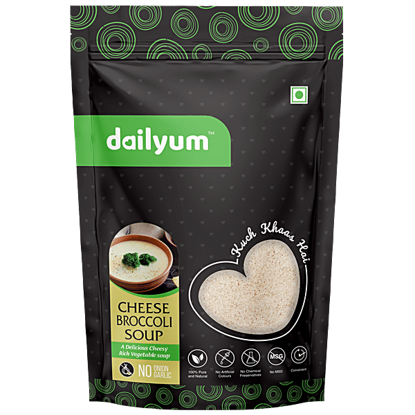 Buy Dailyum Instant Jain Cheese Broccoli Soup No Onion & Garlic