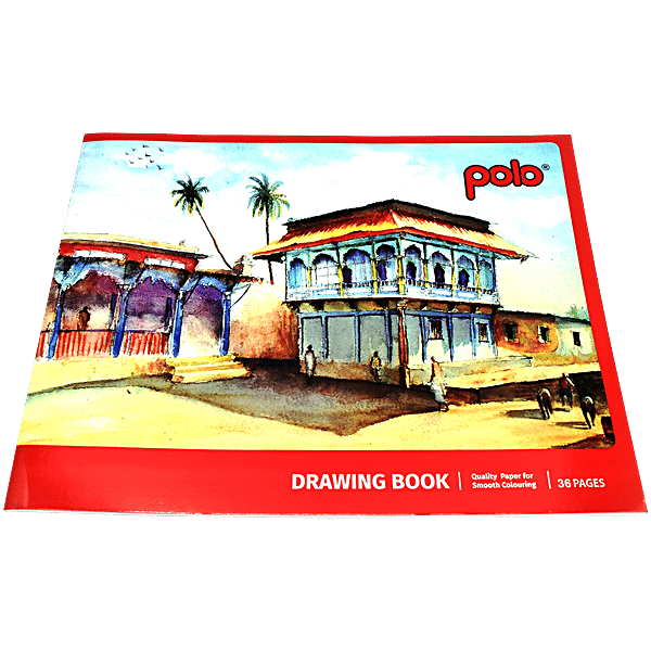 Buy POLO Drawing Book 36 Pages, Unruled, 100 GSM Online at Best Price